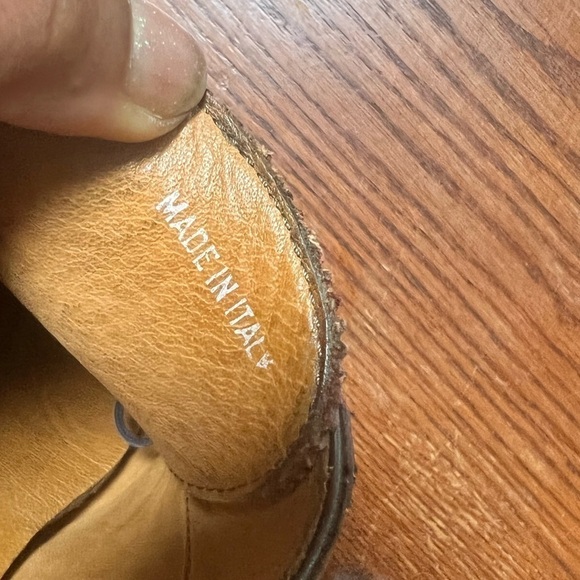 Mercanti fiorentini brown genuine leather shoes size 11.5 main image 12